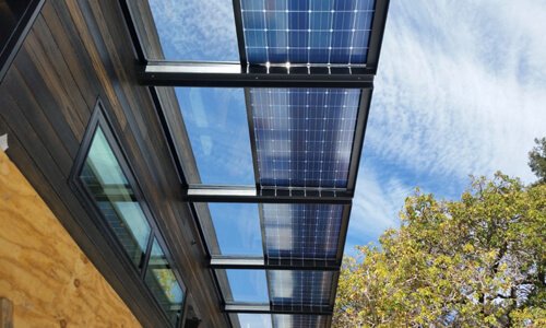double glass solar panel frame