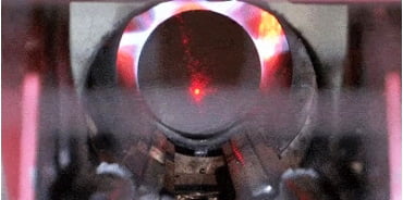 Aluminum billet is preheated before aluminum